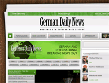 Tablet Screenshot of germandailynews.com